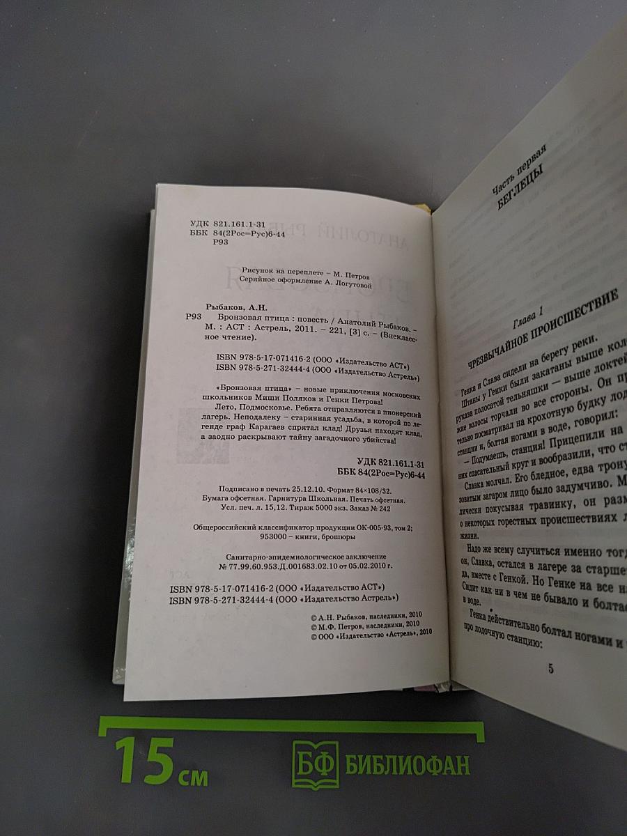 Бронзовая птица