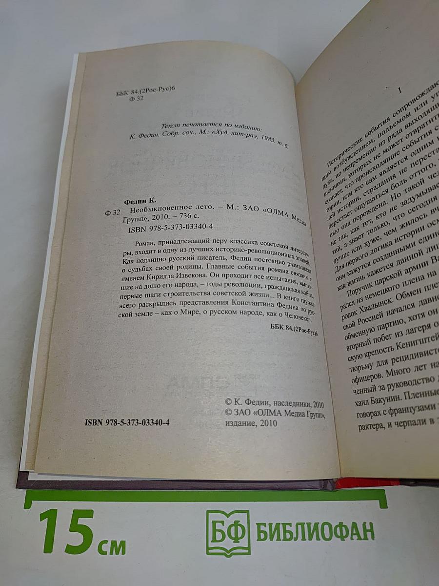 Необыкновенное лето
