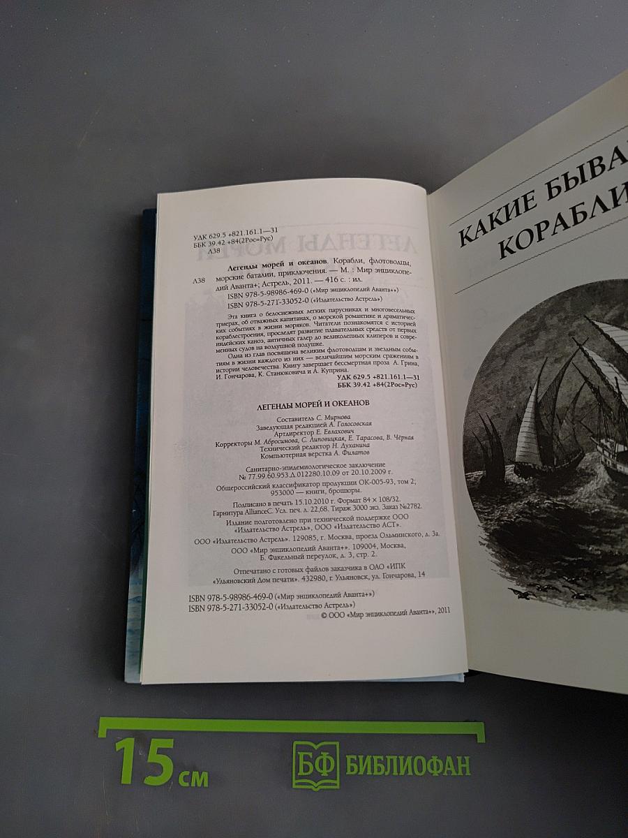 Легенды морей и океанов. Корабли, флотоводцы, морские баталии, приключения