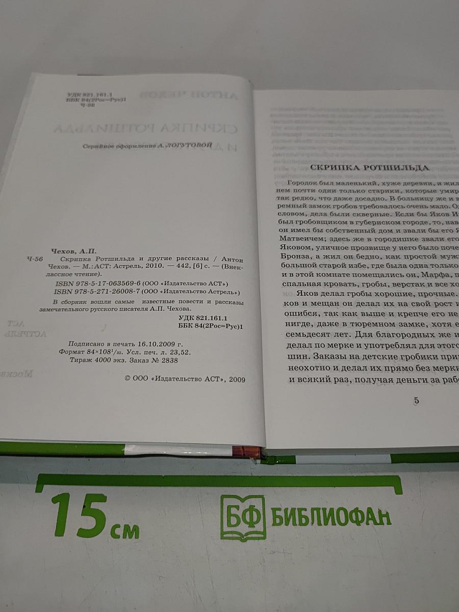 Скрипка Ротшильда и другие рассказы