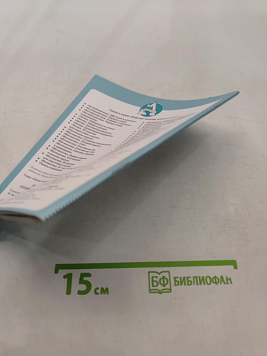 Прописи. Готовимся к письму. Рабочая тетрадь дошкольника