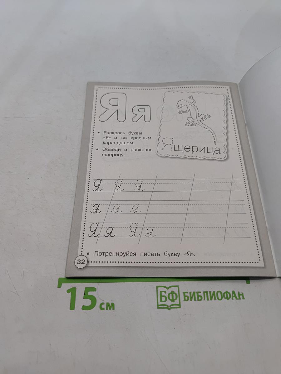 Прописи. Учимся писать буквы. Рабочая тетрадь дошкольника