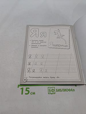 Прописи. Учимся писать буквы. Рабочая тетрадь дошкольника