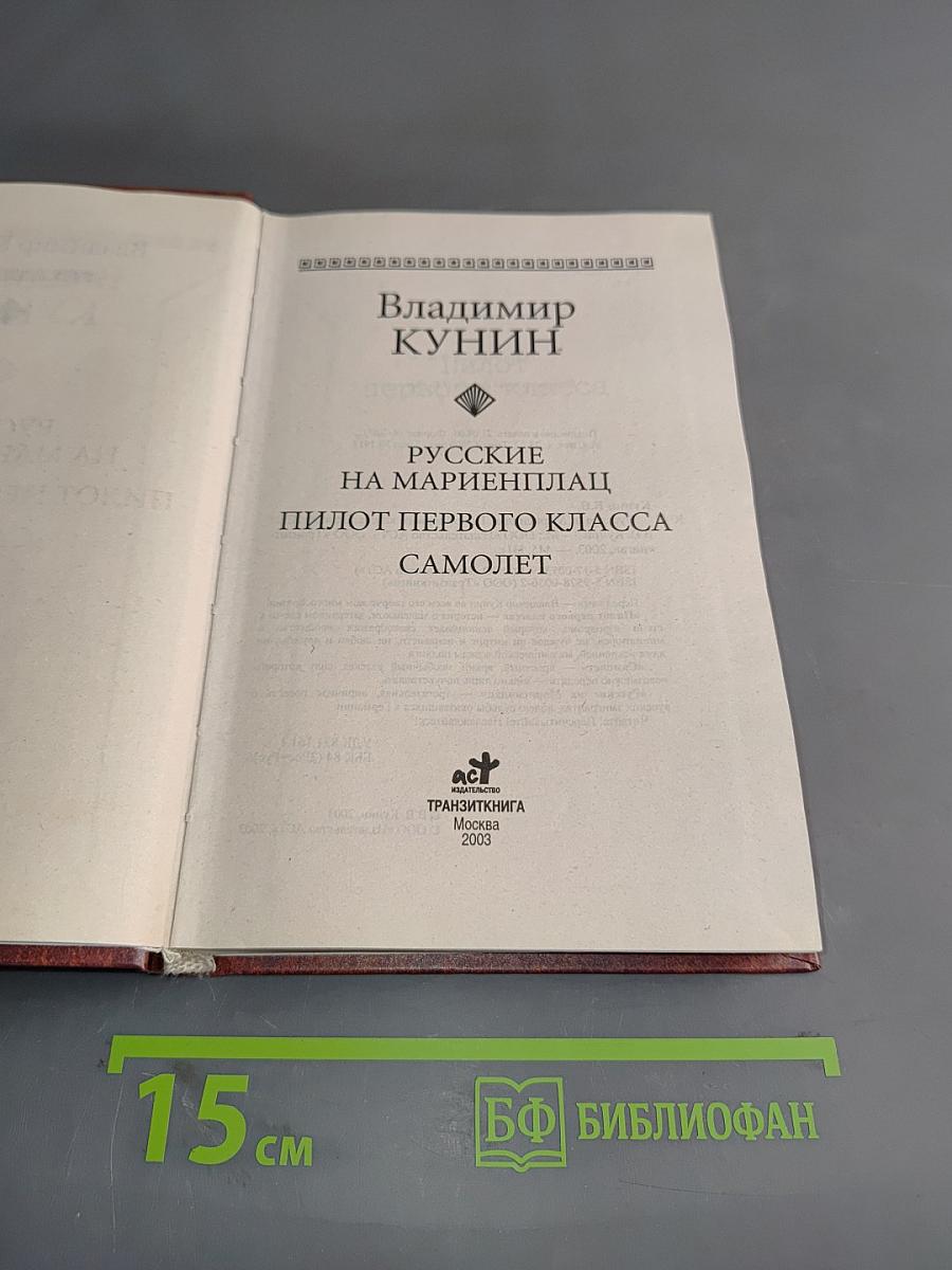 Русские на Мариенплац. Пилот первого класса. Самолет