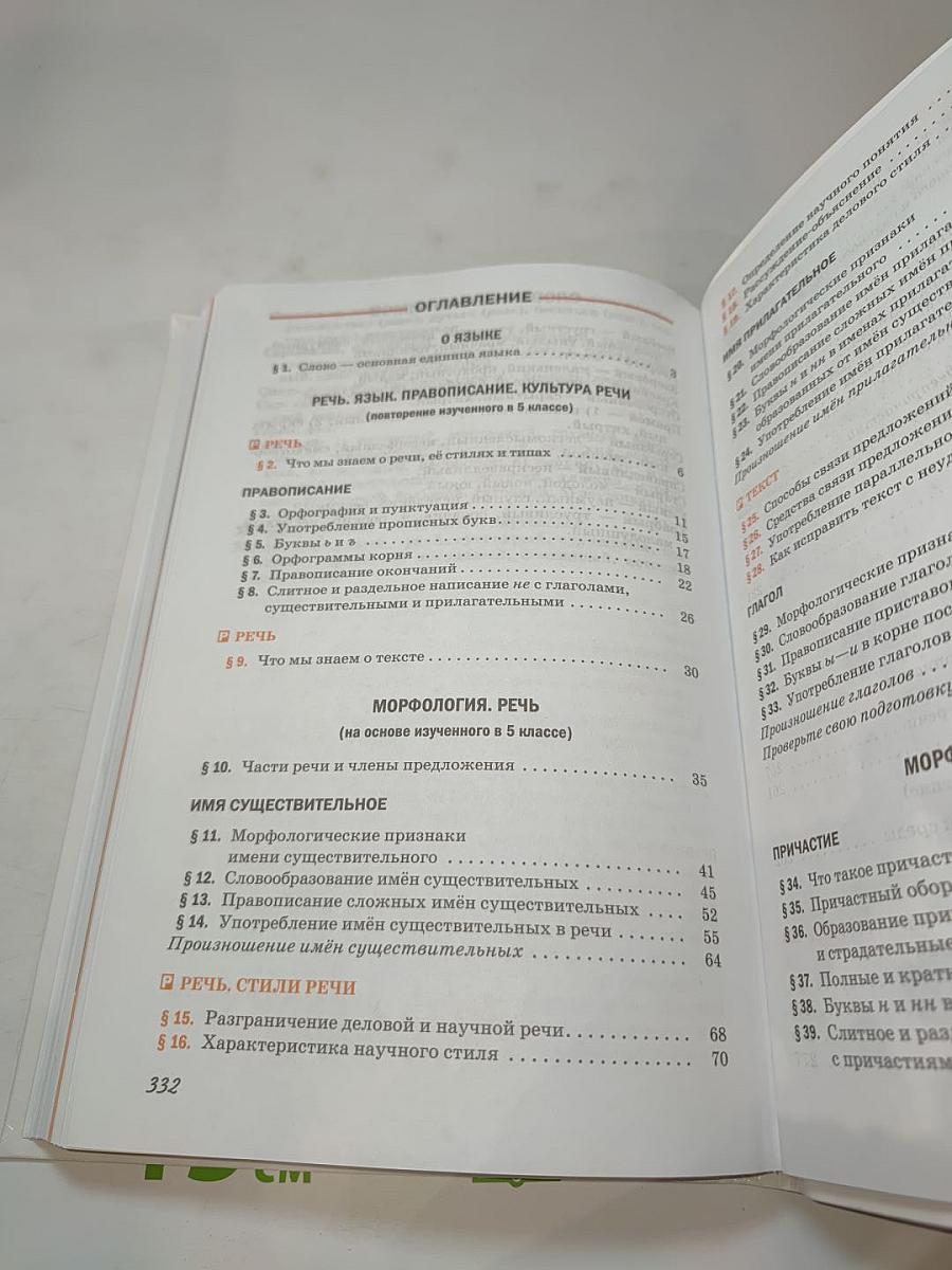 Русский язык 6 класс