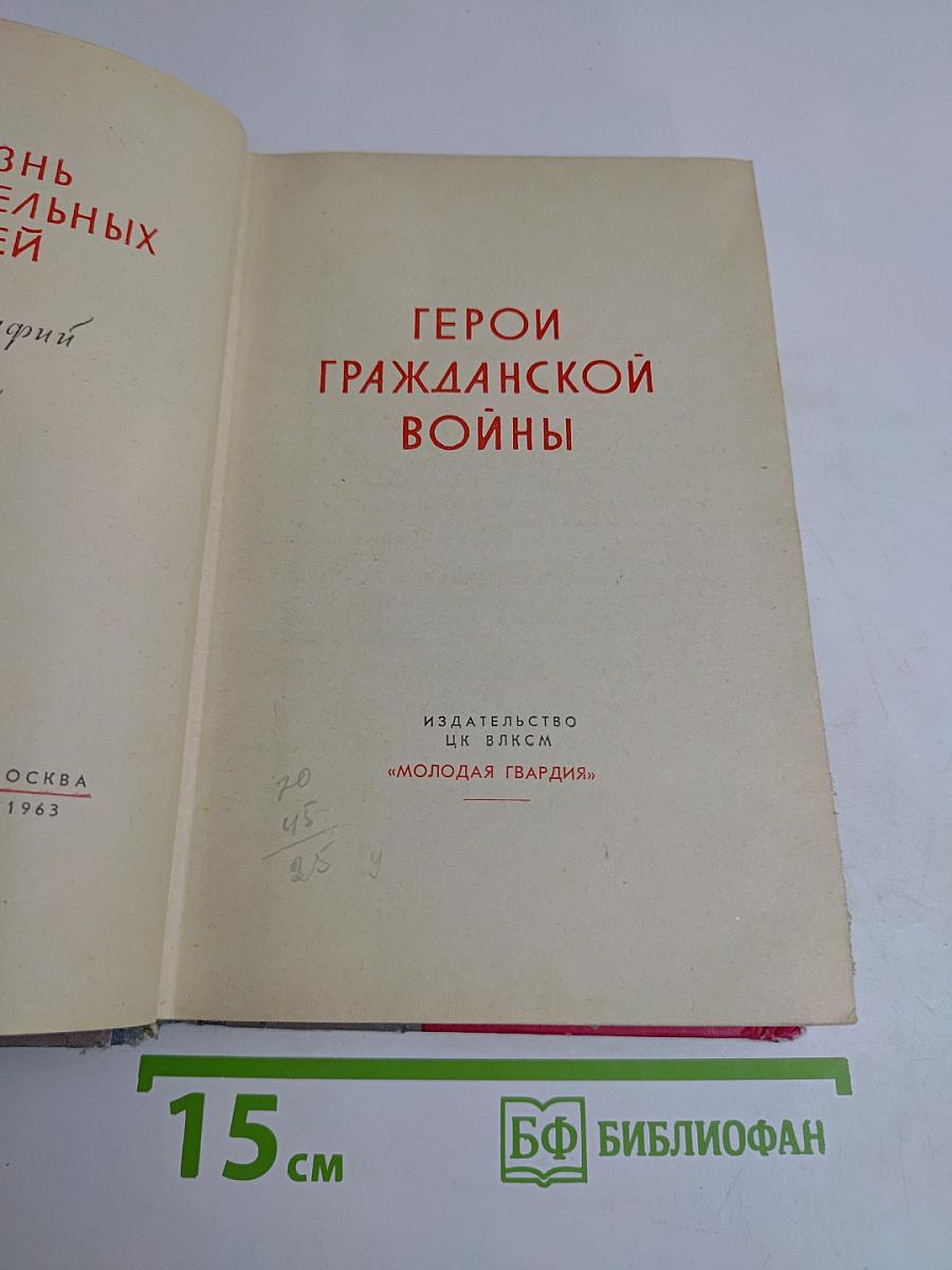 Герои гражданской войны