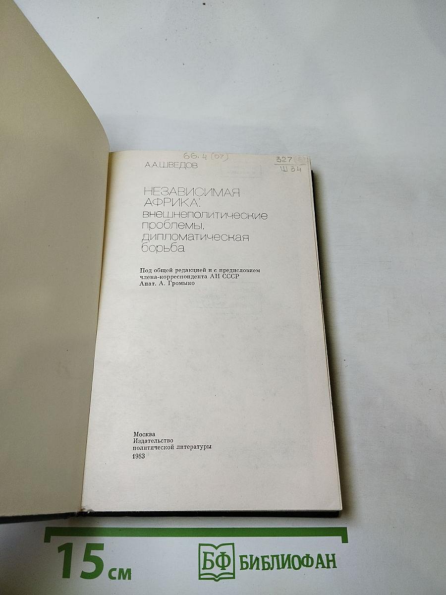 Независимая Африка: внешнеполитические проблемы, дипломатическая борьба