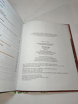 Литература. Учебник для 8 класса. Часть 1