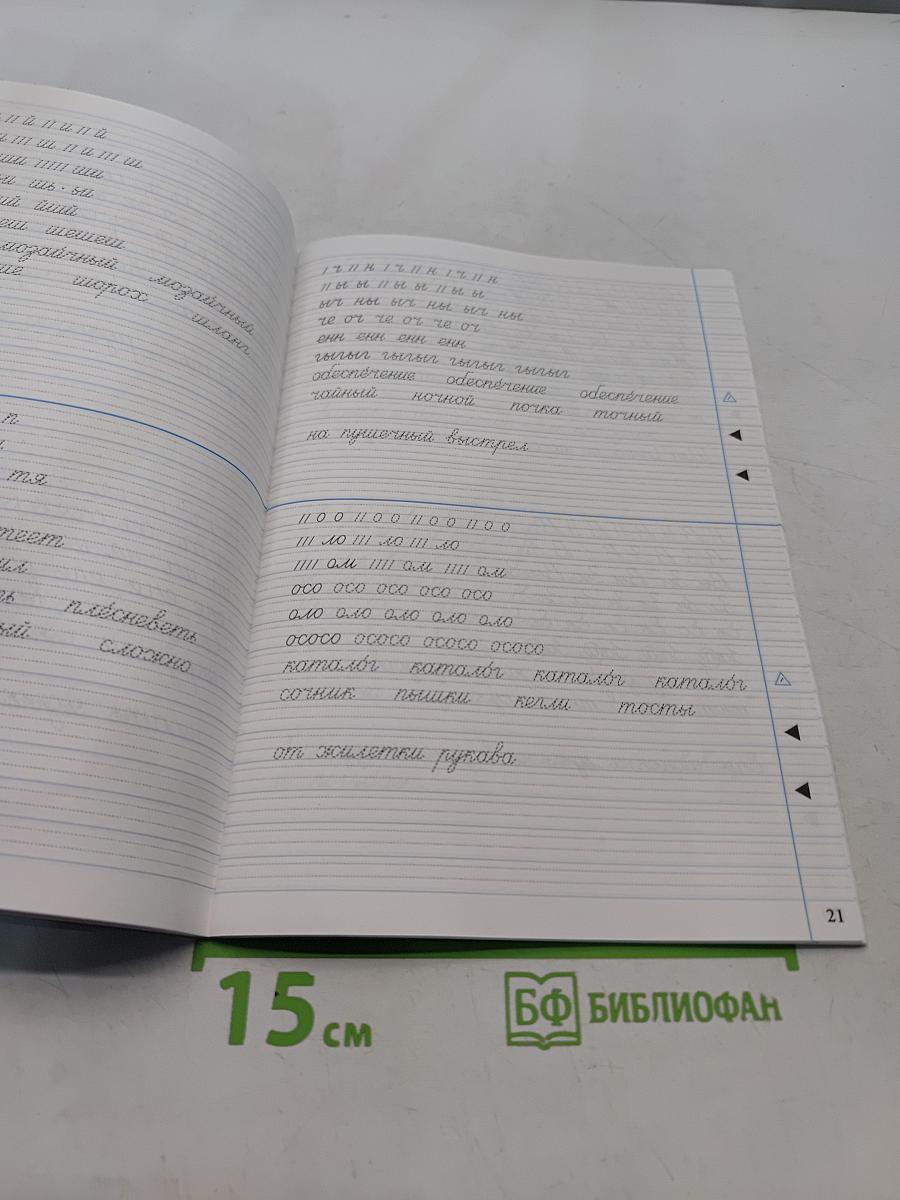 Тренажёр по чистописанию. Переход с узкой строки на широкую. 2-3 классы