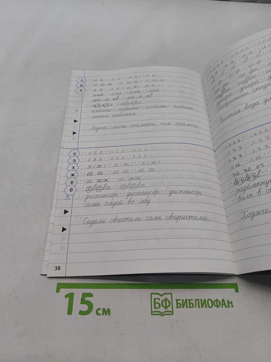 Тренажёр по чистописанию. Переход с узкой строки на широкую. 2-3 классы