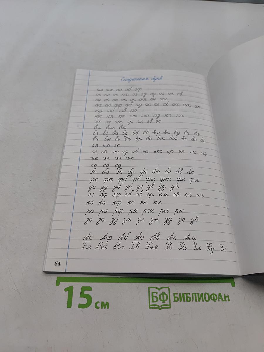 Тренажёр по чистописанию. Переход с узкой строки на широкую. 2-3 классы