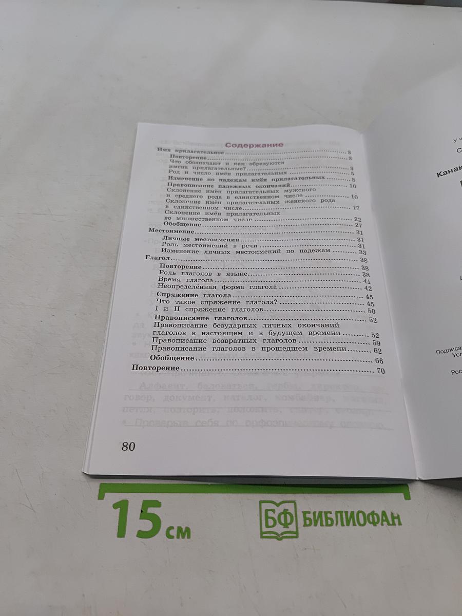 Русский язык. Рабочая тетрадь. 4 класс. Часть 2