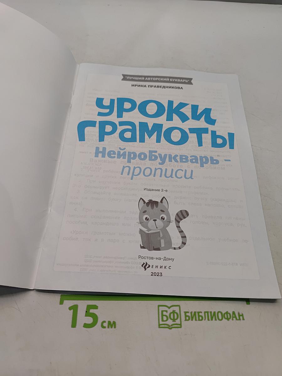 Уроки грамоты. НейроБукварь - прописи