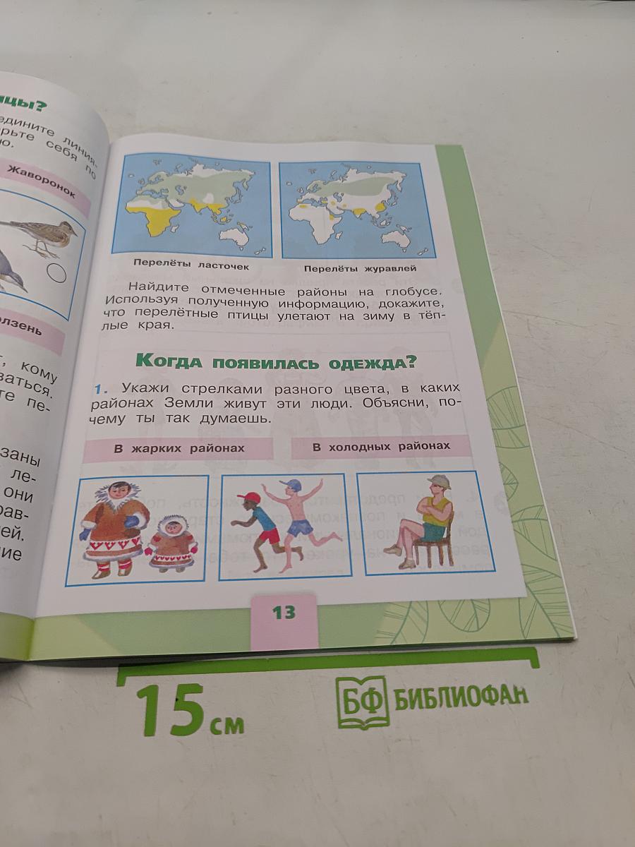 Окружающий мир. Рабочая тетрадь. 1 класс. Часть 2
