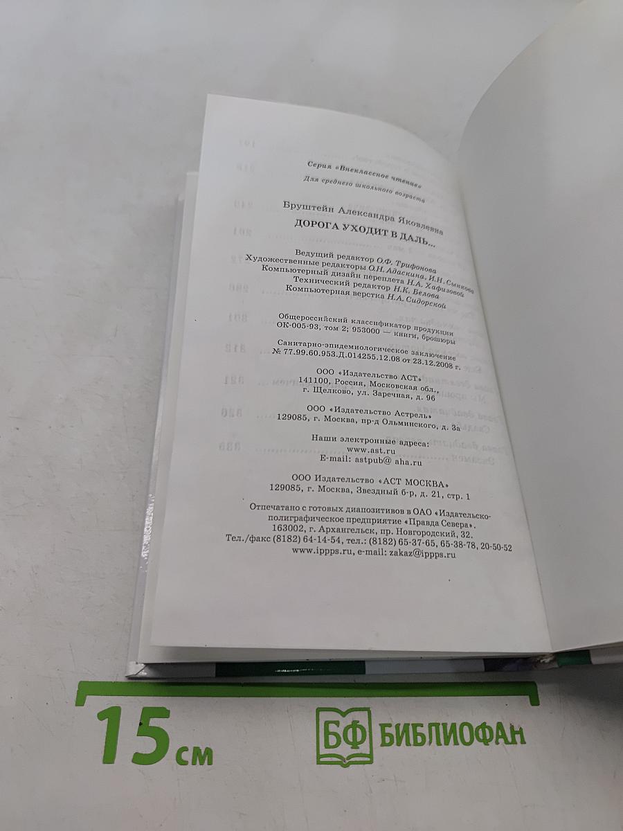 Дорога уходит в даль...