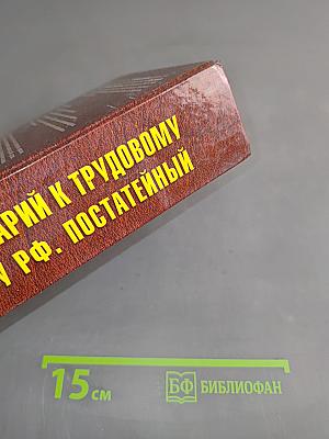 Комментарий к Трудовому кодексу Российской Федерации (постатейный)