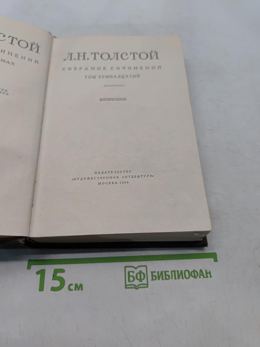Собрание сочинений. Том тринадцатый. Воскресенье