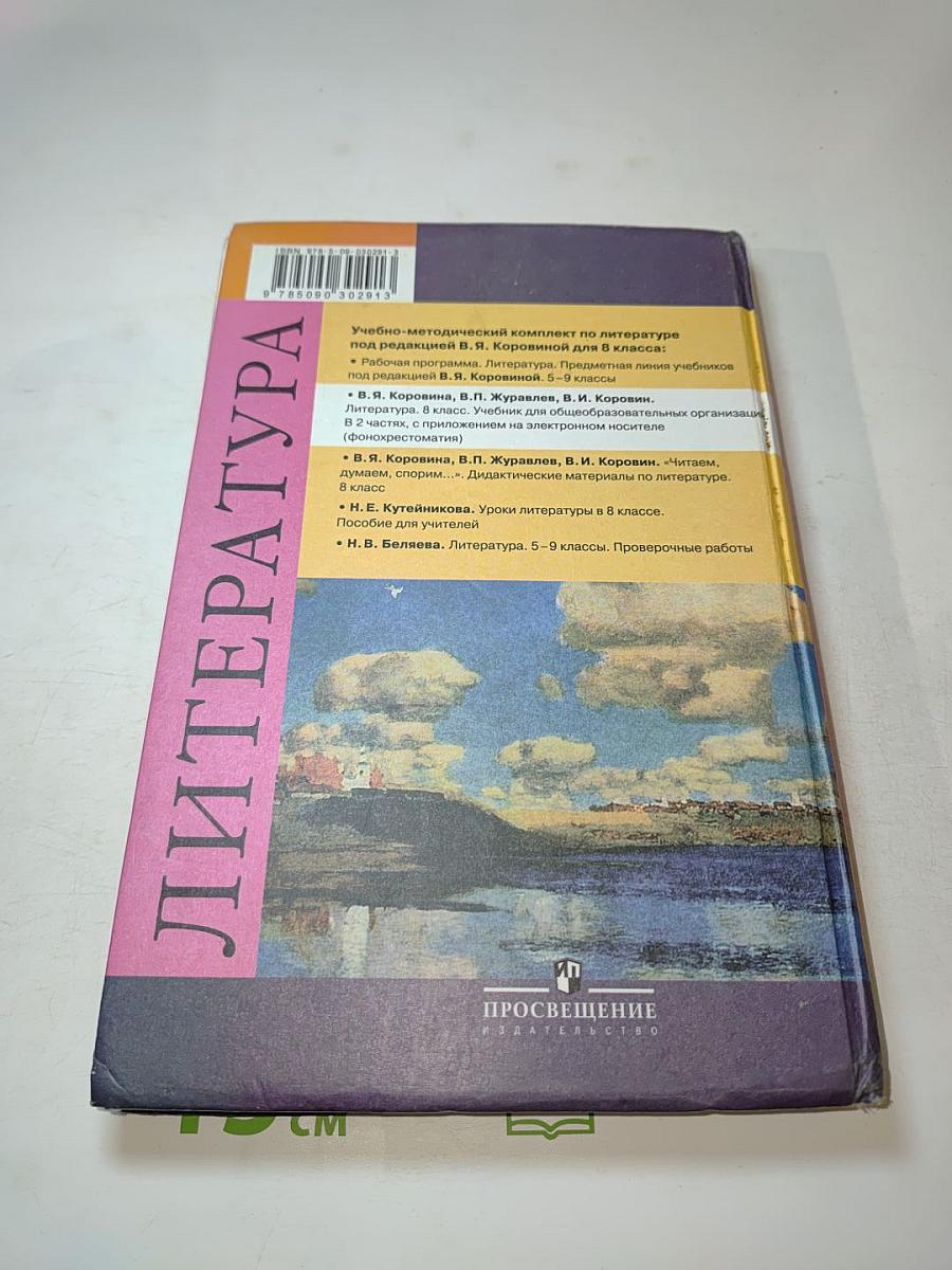 Литература, 8 класс, Часть 1