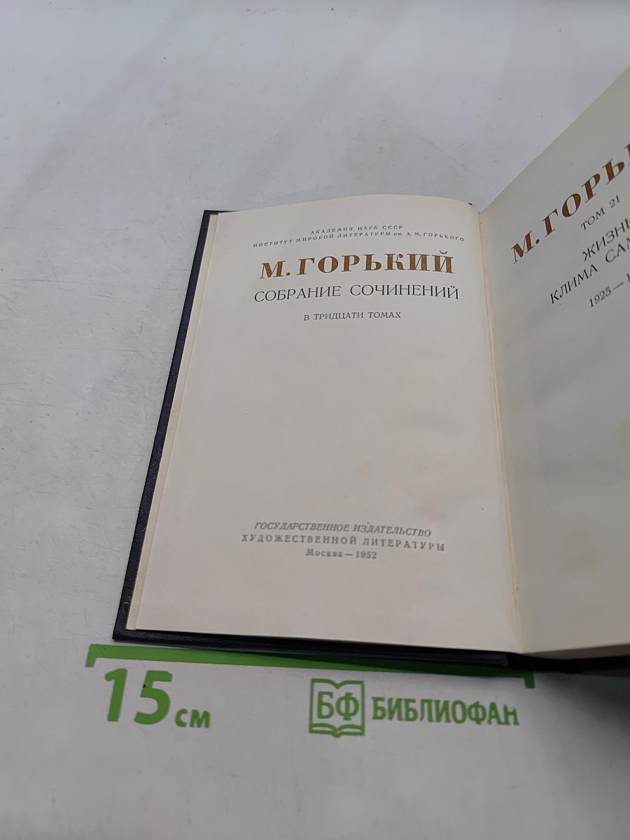 Собрание сочинений в тридцати томах. Том 21. Жизнь Клима Самгина