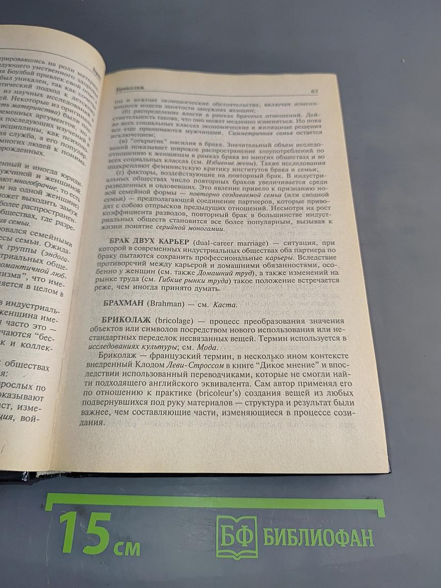 Большой толковый социологический словарь. Том 1 (А-О)