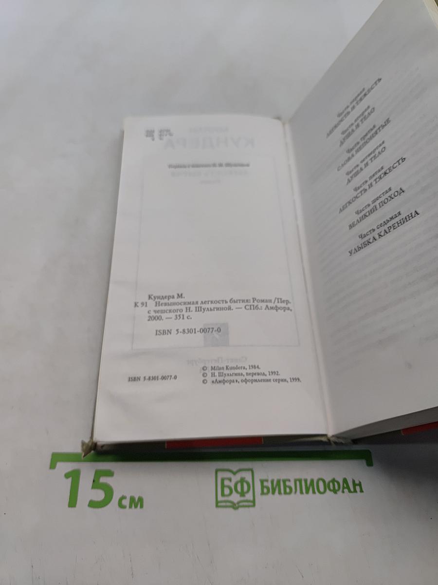 Невыносимая легкость бытия