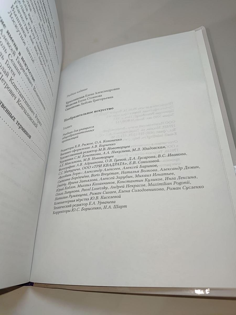 Изобразительное искусство, 5 класс