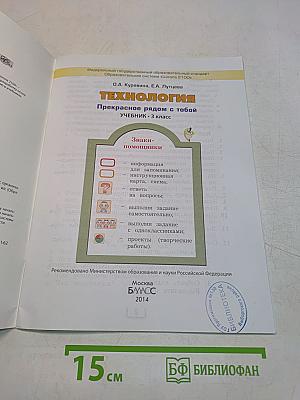 Технология. Прекрасное рядом с тобой. Учебник. 3 класс