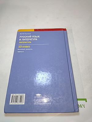 Русский язык и литература. Литература. 10 класс, базовый уровень, часть 1