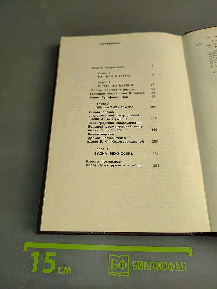 Время. Театр. Режиссер
