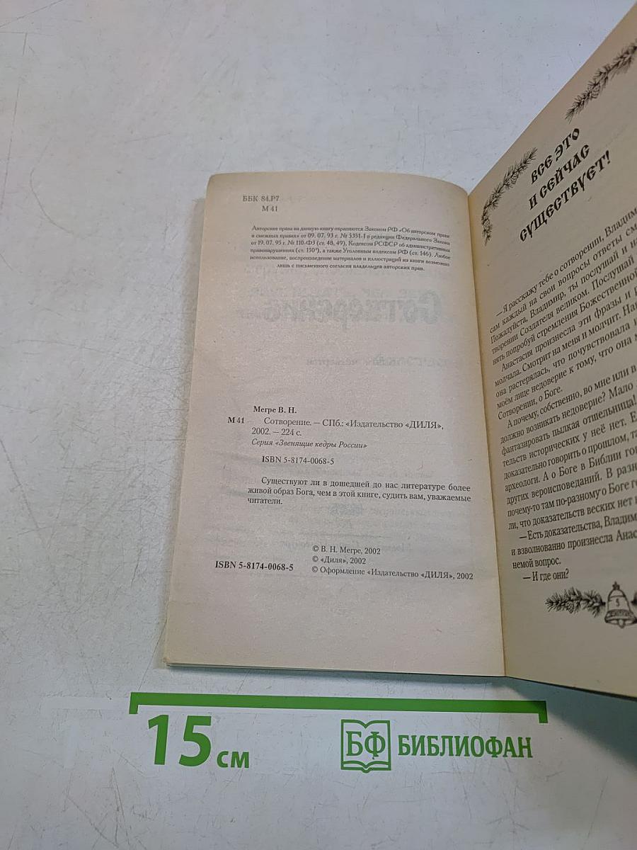 Сотворение. Книга четвертая