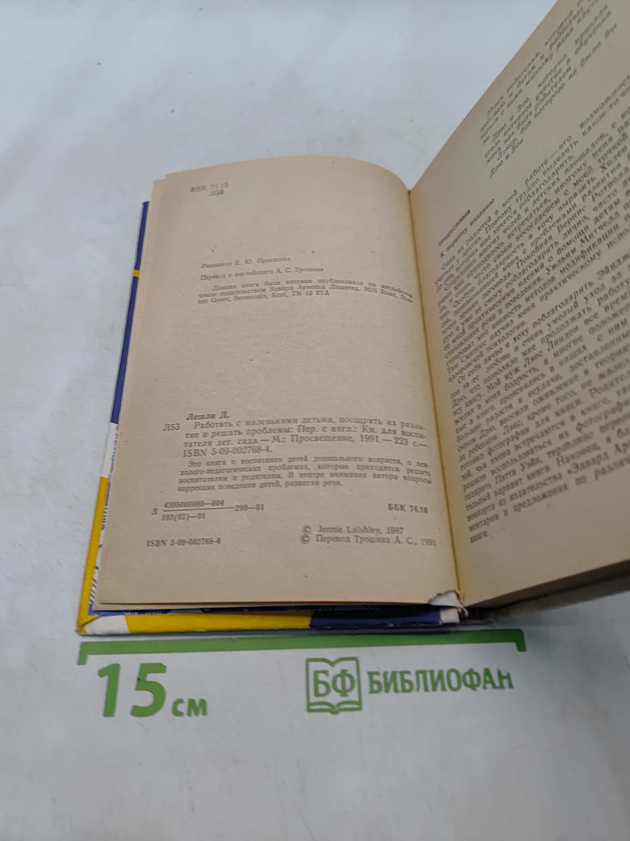 Работать с маленькими детьми