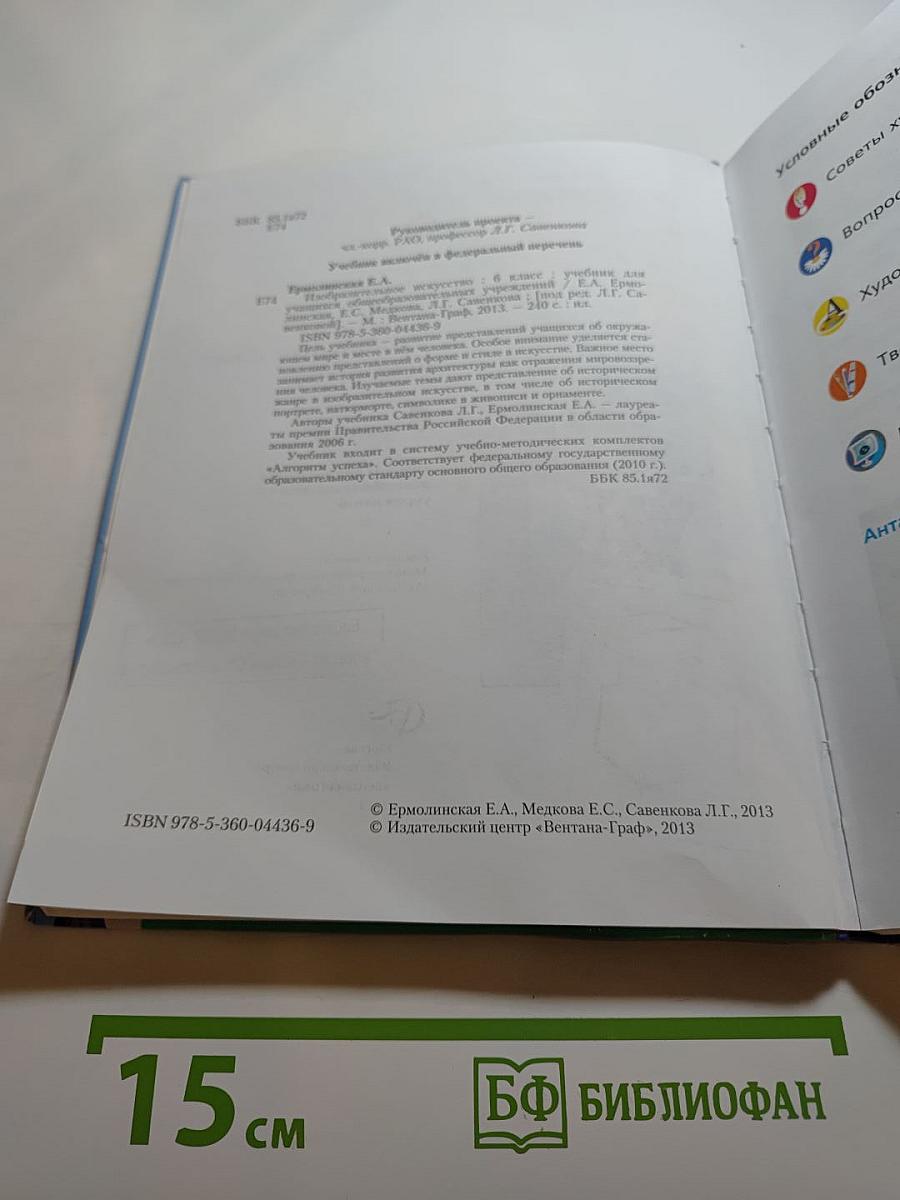 Изобразительное искусство 6 класс