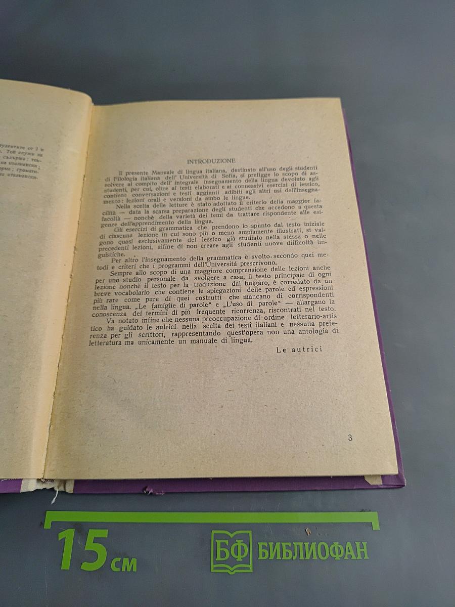 Manuale di lingua italiana