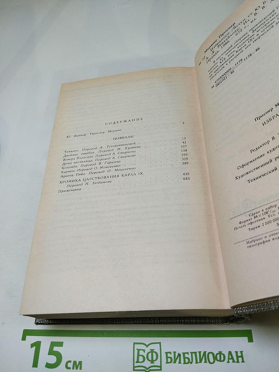 Избранное: Новеллы, Хроника царствования Карла IX