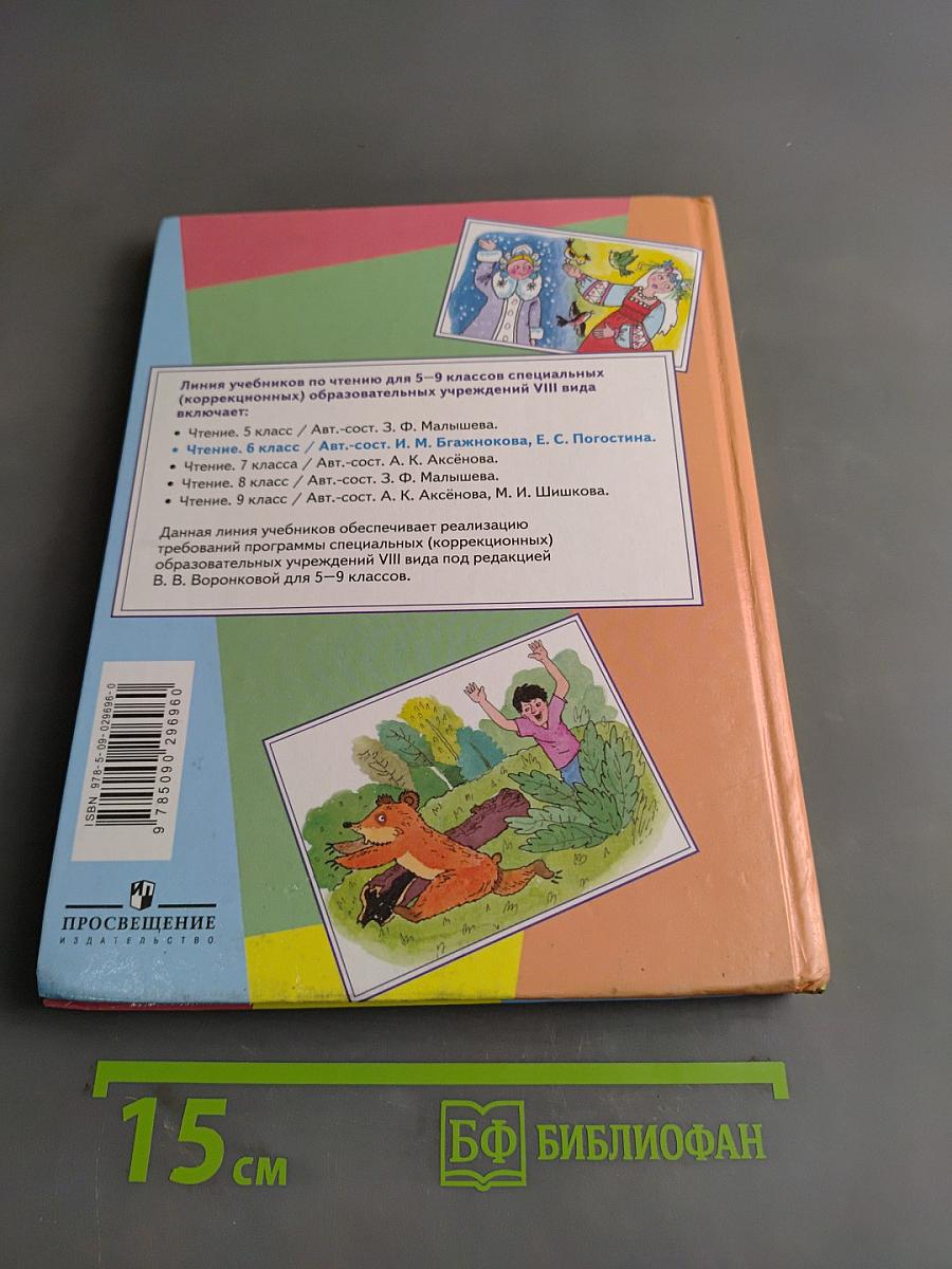 Чтение. 6 класс