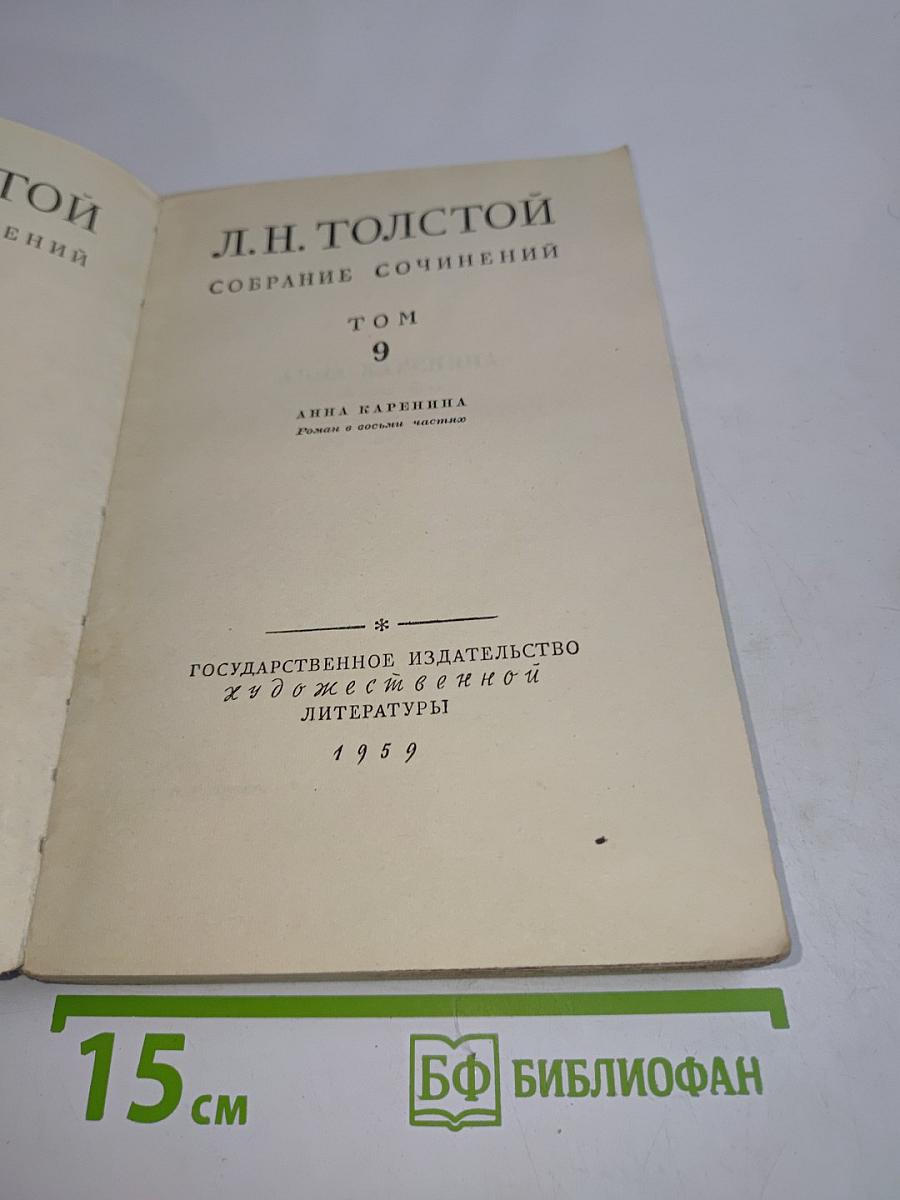 Анна Каренина. Роман в восьми частях. Том 9