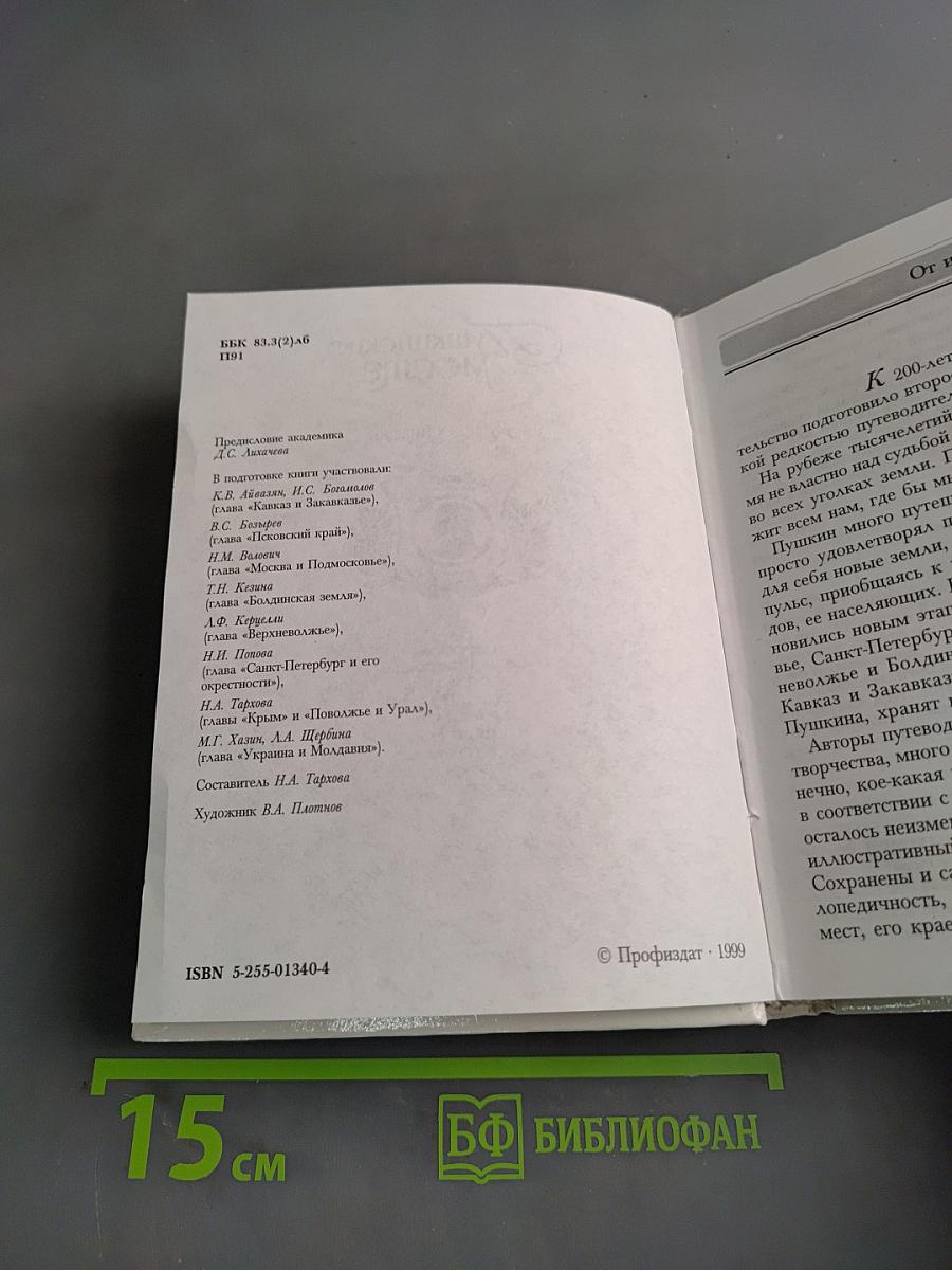 Пушкинские места