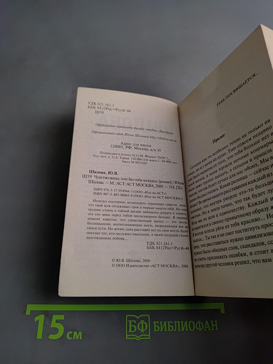 Чувство вины, или Без тебя холодно