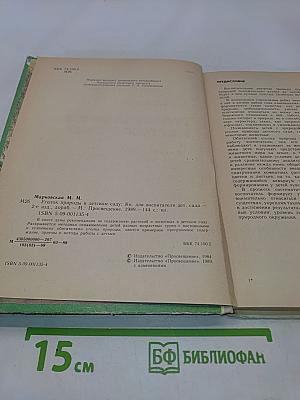 Уголок природы в детском саду