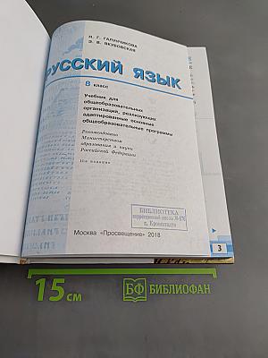 Русский язык 8 класс