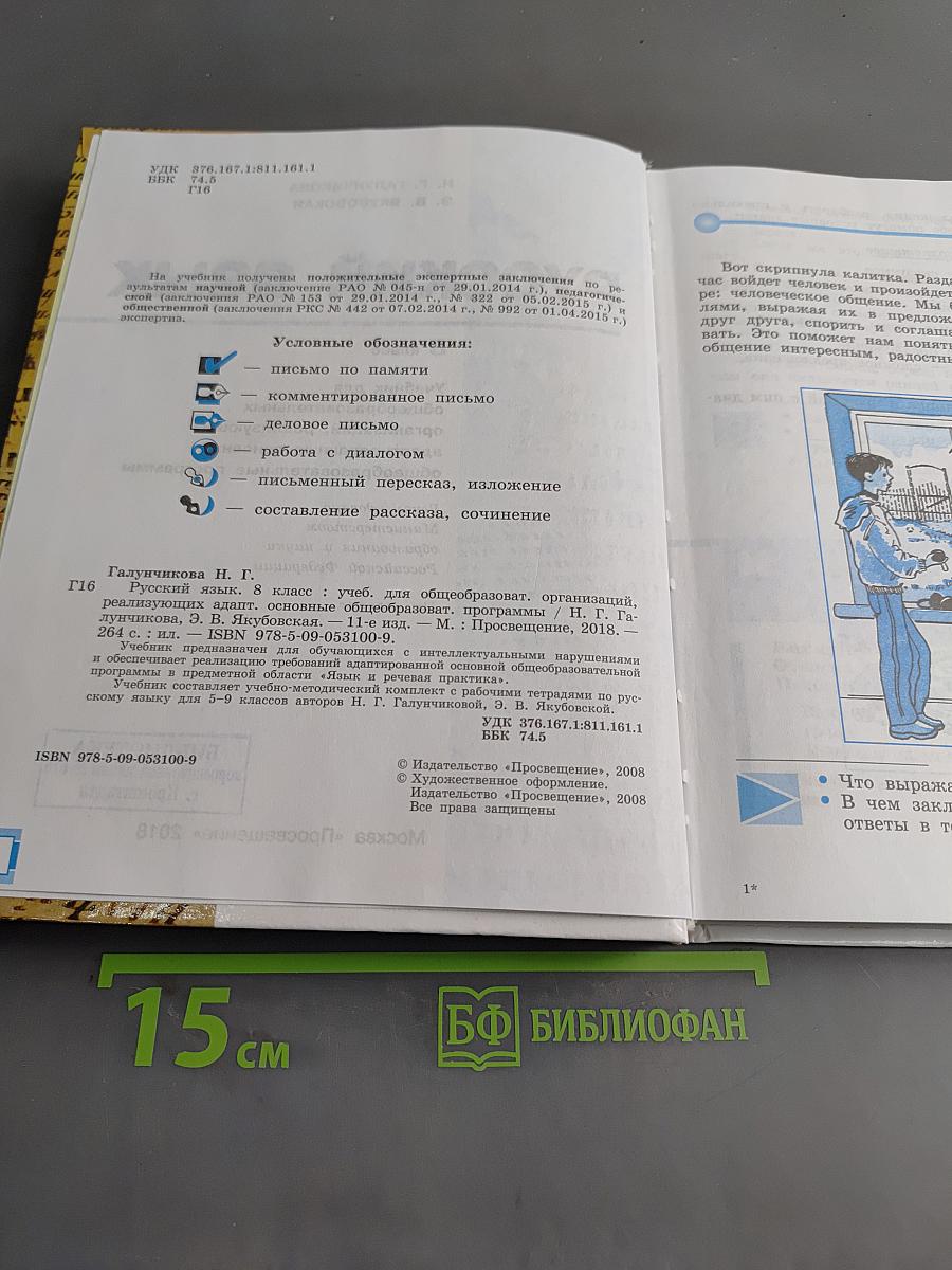Русский язык 8 класс