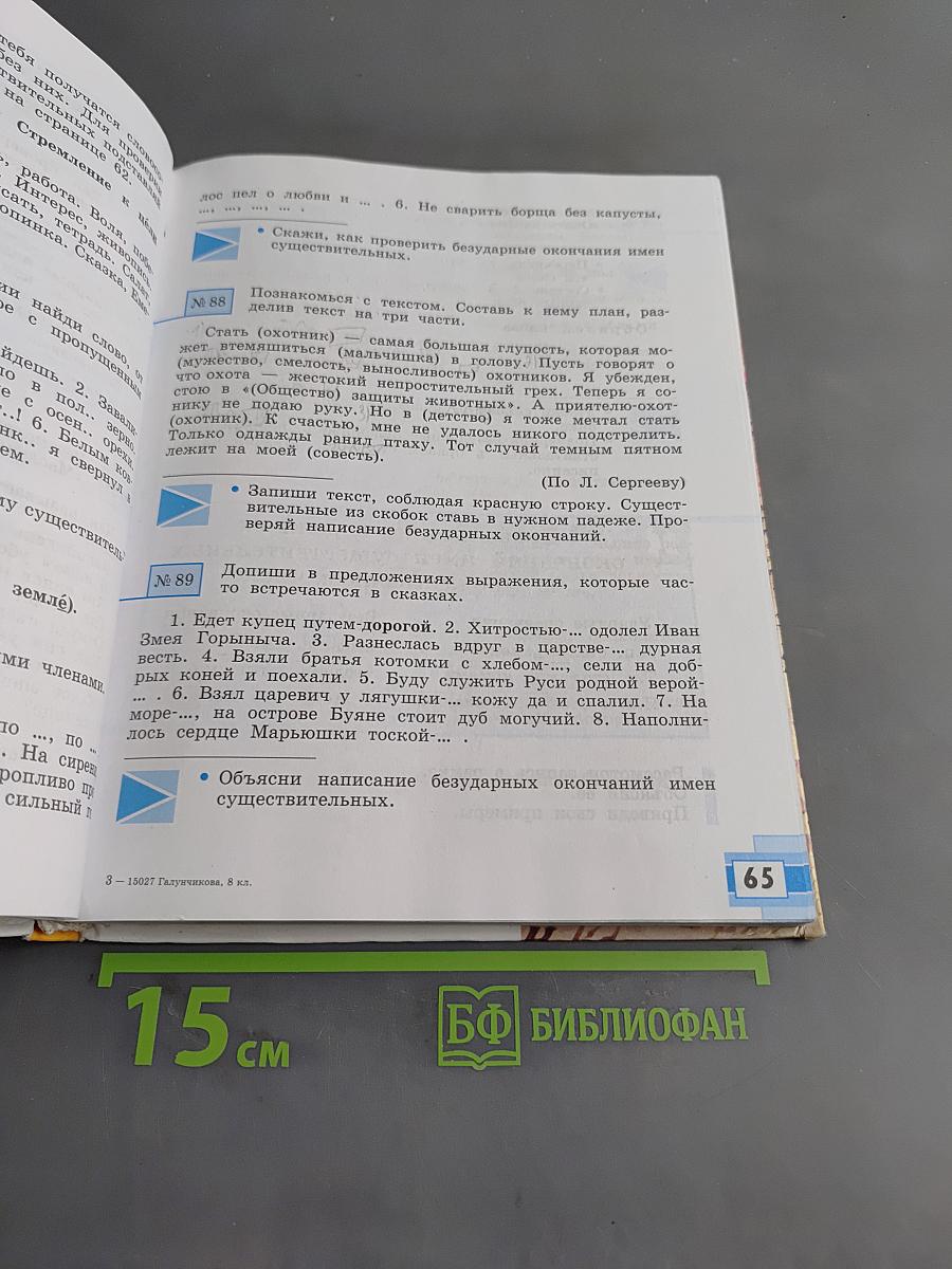 Русский язык. Учебник для 8 класса специальных (коррекционных) образовательных учреждений VIII вида
