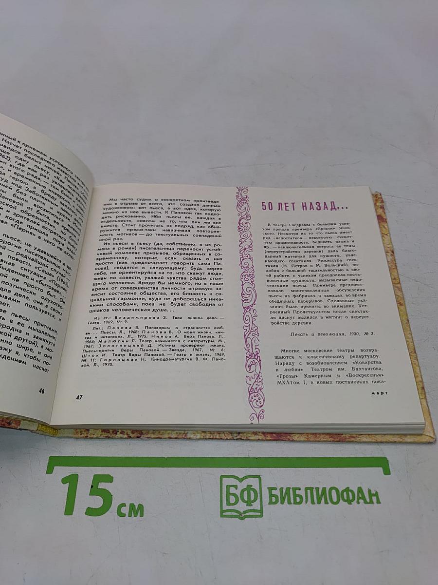Театральный календарь 1980