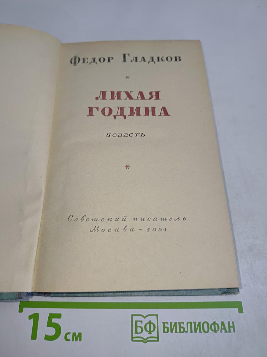 Лихая година
