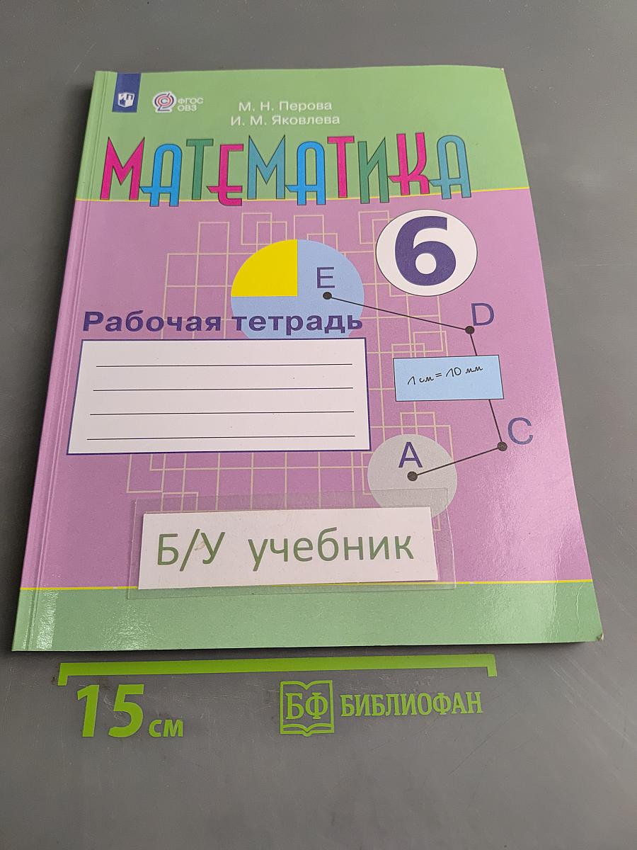 Математика. Рабочая тетрадь. 6 класс