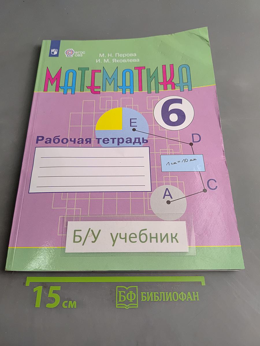 Математика. Рабочая тетрадь. 6 класс