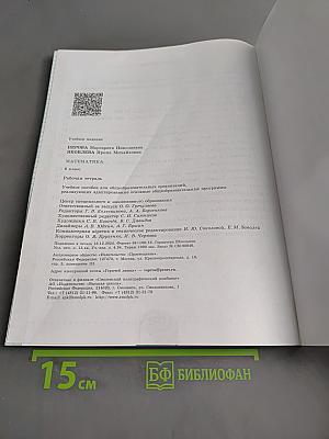 Математика. Рабочая тетрадь. 6 класс