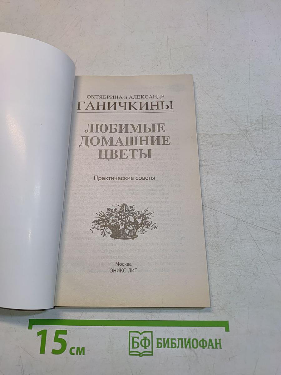 Любимые домашние цветы