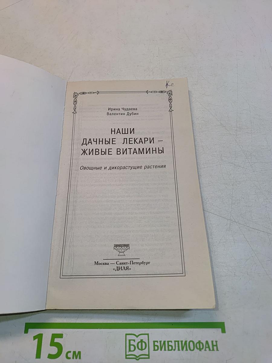 Наши дачные лекари – живые витамины. Овощные и дикорастущие растения
