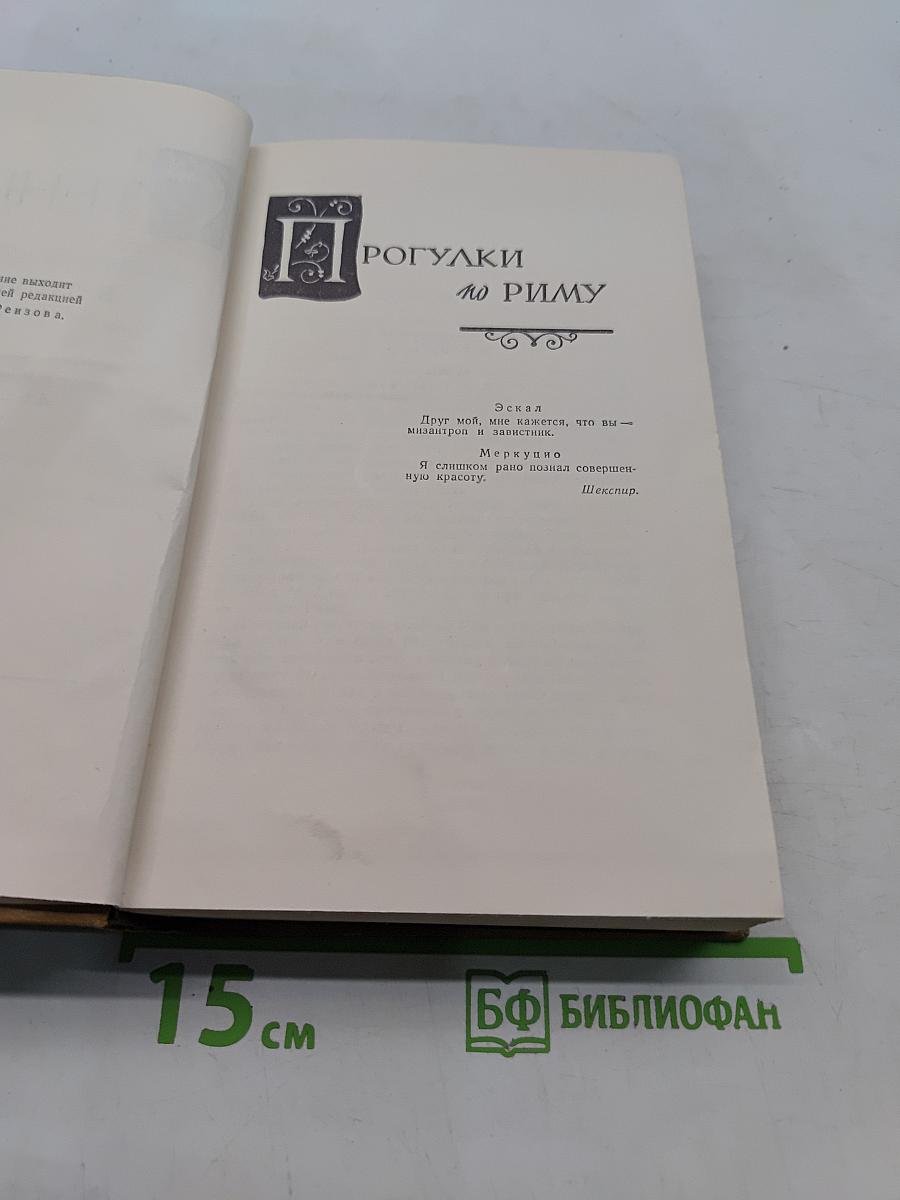 Собрание сочинений в пятнадцати томах. Том 10. Прогулки по Риму